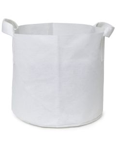 247Garden 10-Gallon Aeration Fabric Pot/Planting Grow Bag w/Handles (White 13H x 15D)