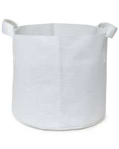 247Garden 7-Gallon Aeration Fabric Pot/Planting Grow Bag w/Handles (White 12H x 13D)
