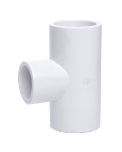1-1/4 x 1 in. SCH40 PVC Reducing Tee 3-Way Pipe Fitting NSF SCH40 ASTM D2466 1.25" x 1" T
