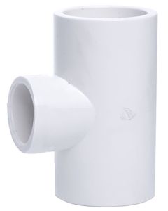 1-1/4 x 3/4 in. SCH40 PVC Reducing Tee 3-Way Pipe Fitting NSF SCH40 ASTM D2466 1.25" x 0.75" T