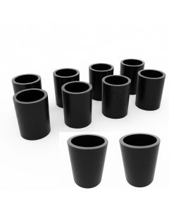10-PK 1-1/4 in. Schedule 80 PVC Couplings Pipe Fittings Socket-Ends NSF ASTM D2467