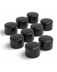 10-Pk 1-1/4 in. SCH-80 PVC End Caps Slip/Socket High Pressure Fittings NSF ASTM D2467 1.25"