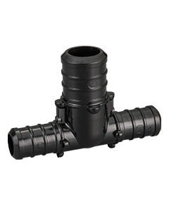 1/2" x 1/2" x 3/4" PEX-B Crimp Tee PPSU Plastic ASTM F2159 Fitting NSF