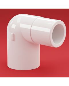 8-PK 1 in. SCH-40 PVC 90° Street Elbow Pipe Fittings NSF ASTM D2466 1" Slip x 1" Spigot