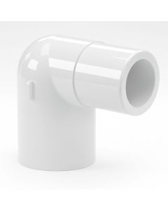 1/2 in. SCH-40 PVC 90-Degree Straight Street Elbow Fitting NSF ASTM D2466 1/2" Slip x 1/2" Spigot 90°