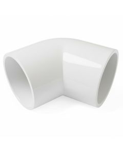 2 in. Schedule-40 PVC 45-Degree Elbow Pipe Fitting NSF SCH40 ASTM D2466 2" for HVAC/Plumbing