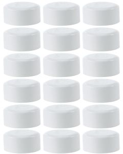 18pcs/Box 4 in. Schedule-40 PVC Pressure Pipe End Caps/Plugs Fittings NSF SCH40 ASTM D2466 4"