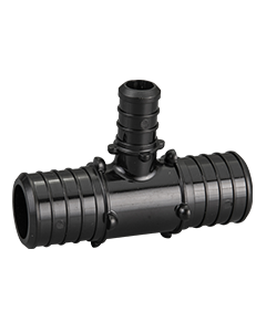 1 in. x 1 in. x 1/2 in. PEX Crimp Reducing Tee PPSU Plastic PEX-B Fitting