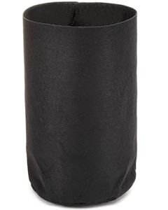 247Garden 1-Gallon Basic Fabric Tall Plant Grow Bag 200GSM Black 9H x 6D