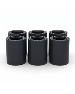 6-Pk 3/4 in. SCH-80 PVC Female Adapters Slip x FNPT NSF ASTM D2467 High Pressure Pipe Fittings