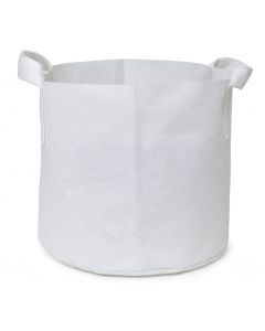 247Garden 2-Gallon Aeration Fabric Pot/Planting Grow Bag w/Handles (White 7.5H x 8.5D)