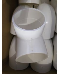 18Pc/Box 4 in. Schedule 40 PVC 90-Degree Elbow Pipe Fitting NSF SCH40 ASTM D2466 4" Socket for HVAC/Plumbing Wholesale Case Special