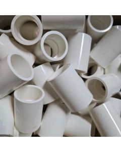 24-Pack 1" Couplings SCH-40 PVC Fittings, Plumbing Grade NSF-PW UPC ASTM ANSI D2466