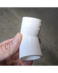 32-Pack 3/4 in. Schedule 40 PVC 45-Degree Elbow Fittings ASTM D2466 NSF-Certified