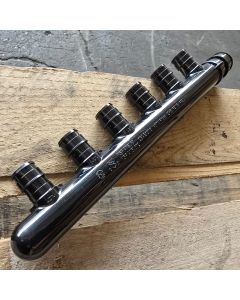 PEX-A Manifold 3/4" inlet, 1/2" outlet, 6-port closed, ASTM F1960 PPSU Expansion Fitting