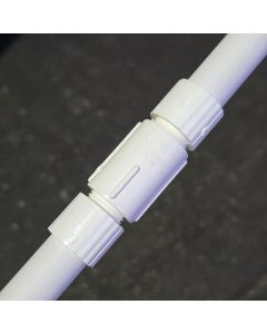 1/2" SCH-40 PVC Double-Sided Female Adapter w/ 2X PVC Male Adapters to Socket-Connection - Special Modular 1/2 inch. PVC Combo Kit NSF ASTM D2466 Fittings