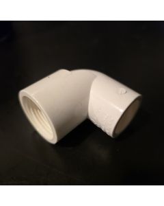 1/2 x 3/4 in SCH-40 PVC Female Elbow Long ASTM D2466 NSF 1/2" SLIP x 3/4" Female NPT Threaded
