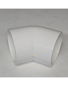 3 in. Schedule-40 PVC 45-Degree Elbow Pipe Fitting NSF SCH40 ASTM D2466 3" for HVAC/Plumbing