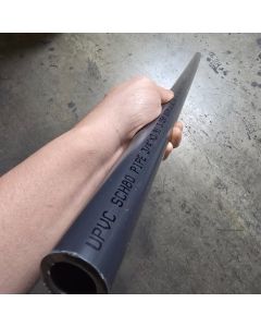 3/4 in. x 3 ft. PVC Schedule 80 Pipe ASTM D1785 NSF-61 Industrial Grade for High Pressure Plumbing System