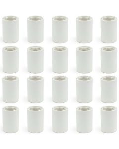 20-Pk 3/4 in. PVC SCH-40 Female Adapters Female Threaded NPT x Slip/Socket Pipe Fittings SCH40 ASTM D2466 NSF-Listed