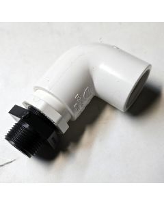 1-1/2 x 1-1/4 in. Schedule 40 PVC Male NPT Reducing Elbow SCH40 Modular Fitting Kit ASTM D2466 1.5" Slip x 1.25" MNPT Threaded