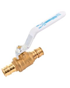 3-Pk 1/2 in. PEX-A Ball Valves (Lead Free Brass NSF F1960 PEX Cold Expansion Shut-on/off Fittings)