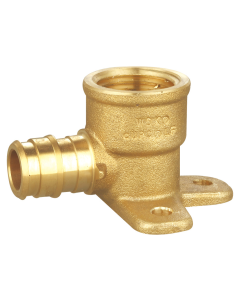 3/4 in. PEX-A x 1/2 in. FIP Drop Ear Elbow (NSF Lead Free Brass F1960 PEX Cold Expansion Fitting)