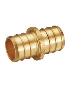 3/4 in. PEX-B Coupling (Lead Free DZR Brass NSF F1807 PEX Pipe Crimp Fitting)