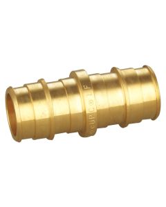 1 in. PEX-A Coupling (NSF Lead Free Brass F1960 PEX Cold Expansion Fitting)