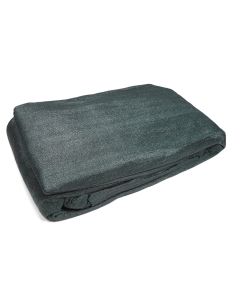 247Garden 90% 10X50Ft Sun Shade Cloth/Greenhouse Shading Net w/Hemmed Border and Brass Grommets (180GSM Green HDPE+UV-Resistant Landscape Fabric 500Sqft w/3-5 Years Life)