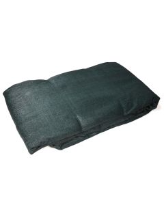 247Garden 90% 20X50Ft Sun Shade Cloth/Greenhouse Shading Net w/Hemmed Border and Brass Grommets (180GSM Green HDPE+UV-Resistant Landscape Fabric 1000Sqft w/3-5 Years Life)