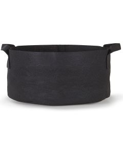 247Garden 100-Gallon Aeration Fabric Pot/Plant Grow Bag/Raised Garden Bed w/Handles (400GSM Black 18H x 40D)