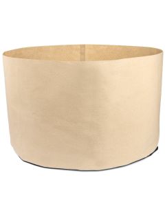 247Garden 500-Gallon Basic Aeration Tan Fabric Pot/Plant Grow Bag (200GSM BPA-Free Fabric, 24H x 79D)