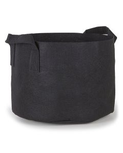 247Garden 15-Gallon Aeration Fabric Pot/Plant Grow Bag w/Handles (Black 14.5H x 17D)