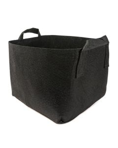 247Garden 40-Gallon Square Aeration Fabric Pot Planting Grow Bag w/Handles (Black 24 x 24 x 16)