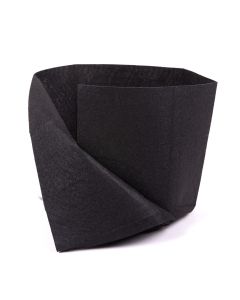 247Garden 2-Gallon Basic Transplanter Grow Bag/Aeration Fabric Pot (Black 7.5H x 8.5D)