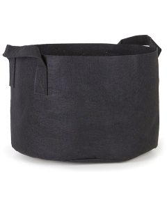 247Garden 30-Gallon Aeration Fabric Pot/Plant Grow Bag w/Handles (Black 15.5H x 24D)