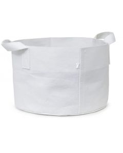 247Garden 50-Gallon Aeration Fabric Pot/Planting Grow Bag w/Handles (400GSM White 17H x 31D)
