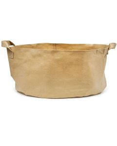 247Garden 400-Gallon Aeration Fabric Pot/Plant Grow Bag w/Handles (400GSM Tan 24H x 70D)