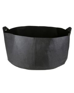 247Garden 80-Gallon Short Aeration Fabric Pot/Plant Grow Bag w/Handles (300GSM Black 14H x 41D)