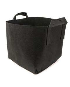 247Garden 5-Gallon Square Aeration Fabric Pot Planting Grow Bag w/Handles (Black 10.5 x 10.5 x 10.5)