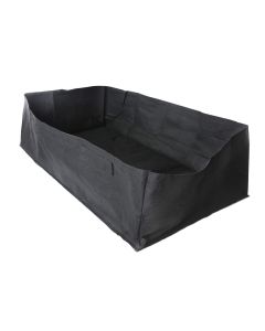 247Garden 2x4 Long Aeration Fabric Grow Bed/Raised Vegetable+Flower Garden (60-Gallon Black 48L x 24W x 12H)