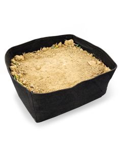 247Garden 2x2 Aeration Fabric Fabric Pot Grow Bed (Square Raised Garden 30 Gallon 24L x 24W x 12H)