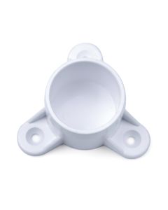 247Garden 1 in. PVC Table Screw Cap Fitting - ASTM SCH40 Furniture-Grade