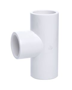 3 in. Schedule-40 PVC Tee 3-Way Pipe Fitting NSF SCH40 ASTM D2466 3" Socket