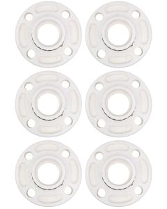 6-PC/Box 2" Schedule-80 PVC Van Stone Flanges Socket Connection ASTM D2467 Two-Piece Flange Fittings Wholesale Pricing w/Free Shipping for Mainland USA