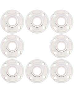 8-PC/Box 2" SCH-80 PVC Van Stone Flanges Socket Connection ASTM D2467 Two-Piece Flange Fittings Wholesale Pricing w/Free Shipping for Mainland USA