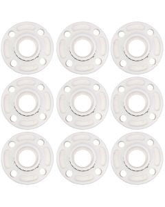 9-PC/Box 2" SCH-80 PVC Van Stone Flanges Socket Connection ASTM D2467 Two-Piece Flange Fittings Wholesale Pricing w/Free Shipping for Mainland USA