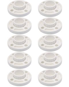 10-PC/Box 2" SCH-80 PVC Van Stone Flanges Socket Connection ASTM D2467 Two-Piece Flange Fittings Wholesale Pricing w/Free Shipping for Mainland USA