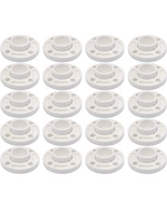 20-PC/Box 2" Schedule-80 PVC Van Stone Flanges Socket Connection ASTM D2467 Two-Piece Flange Fittings Wholesale Pricing w/Free Shipping for Mainland USA